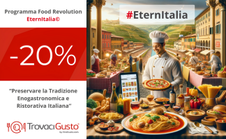 Fan? A pranzo e cena ti riserviamo lo sconto del 20% alla cassa!